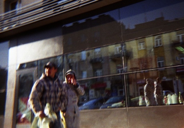 Photo: Builders on a lunch break.