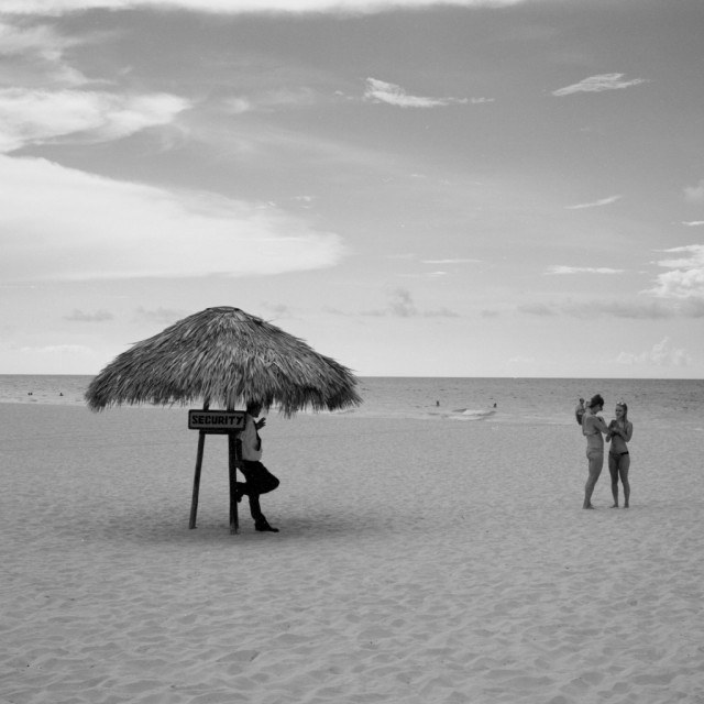 Photo: Beach security, making sure that the girls in bikinis are safe whilst they take selfies.
