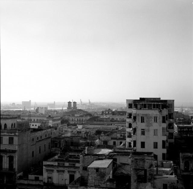 Photo: Another view from our hotel, this time looking south, with the towers of the central railway station and the docks in the distance.